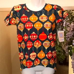 LulaRoe Christmas Ornament Gracie Top